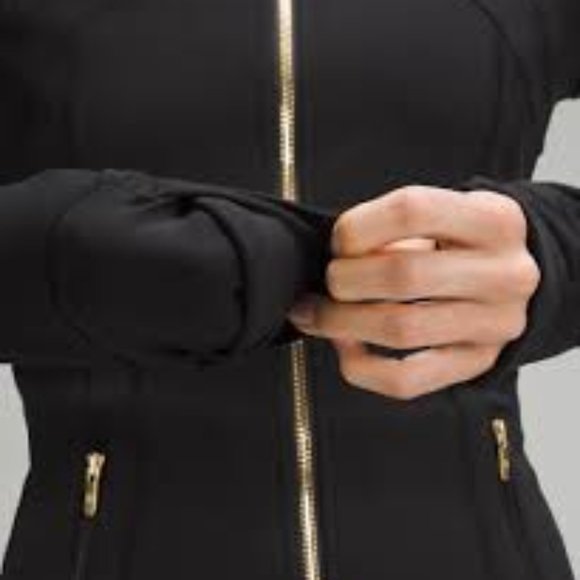 lululemon athletica Jackets & Blazers - NWT Lululemon Define Jacket *Nulu, Sz 6, Black/Gold